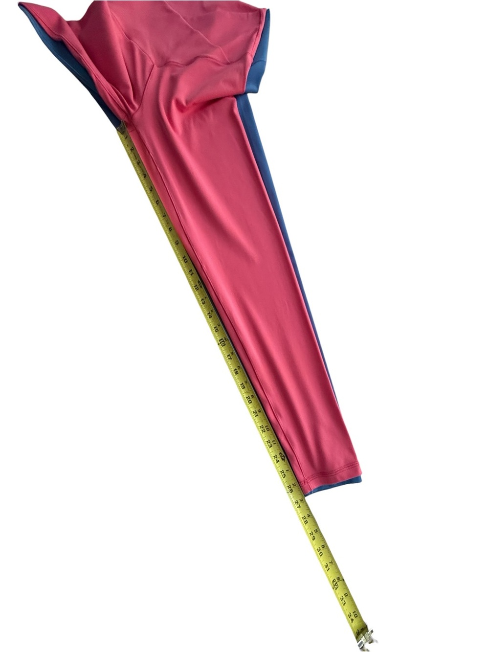OFFLINE Aerie Real Me High Waisted Crossover Leggings BLUE & PINK - MEDIUM LONG - Picture 4 of 9